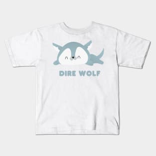 Kawaii Dire Wolf Kids T-Shirt